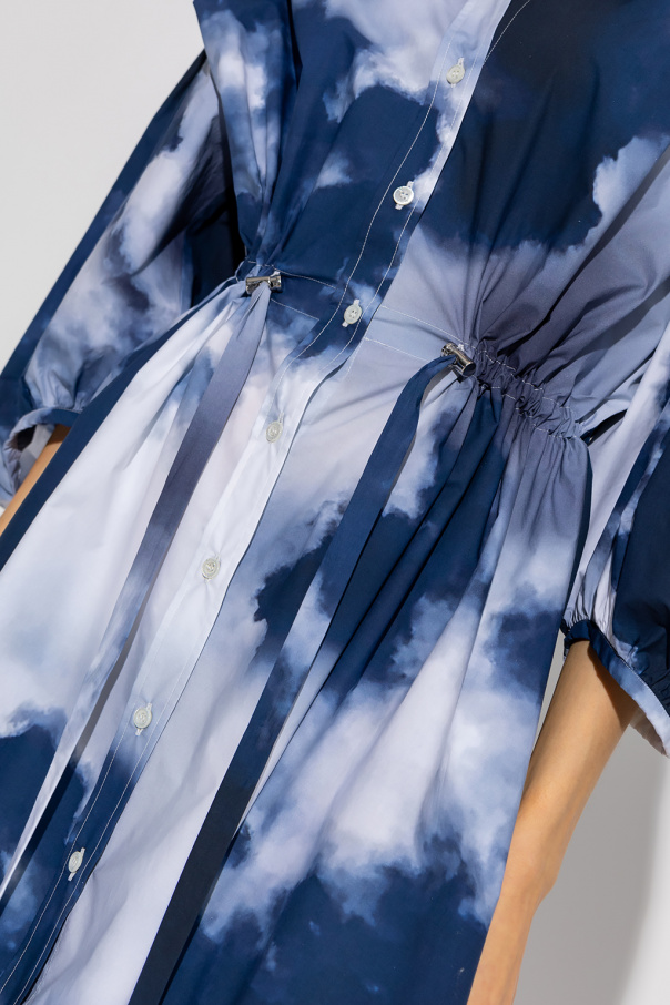Navy blue Drawstring dress Alexander McQueen - Alexander